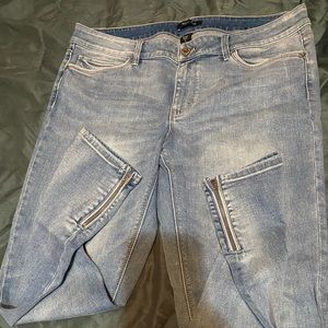 White House Black Market size 14 skinny crop jeans